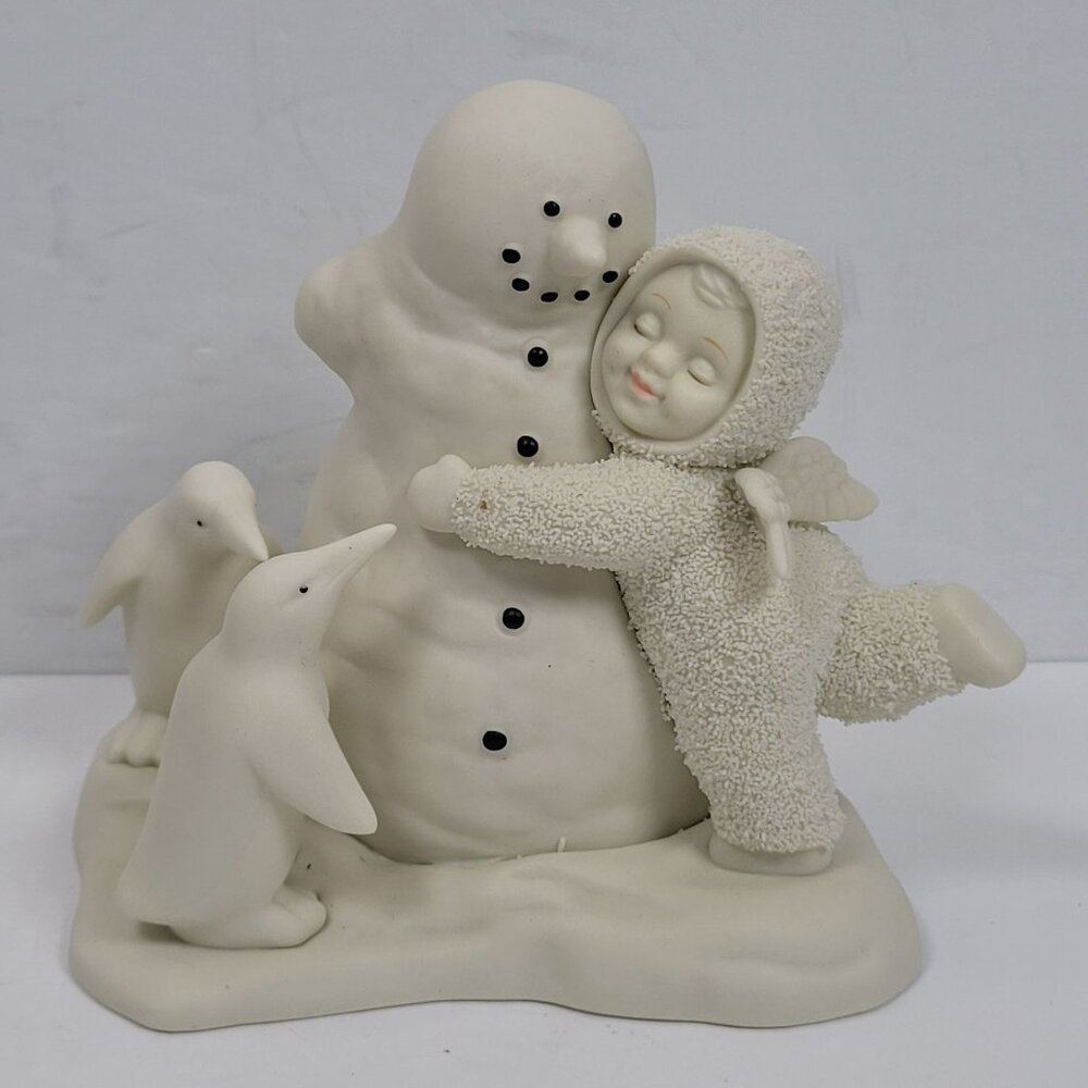 Department 56 Snowbabies "All We Need Is Love" Figurine With Snowman & Penguins